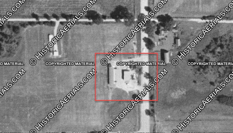 Buskirk Motel - 1955 Aerial